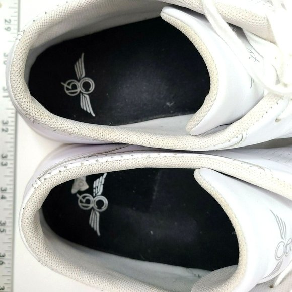 Creative Recreation Men's Sz 13 Cesario Lo White/Silver Leather Shoes CR4LOC - Picture 7 of 9